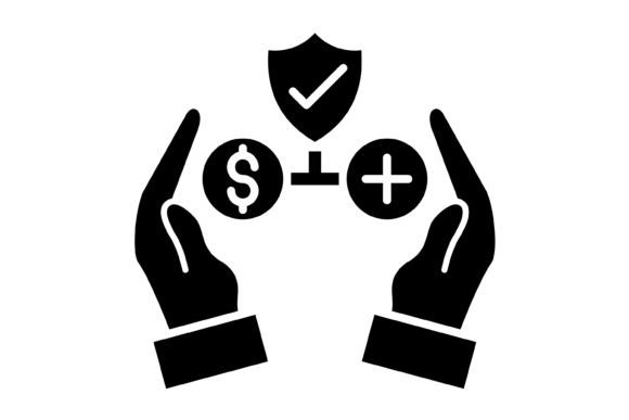 Benefits Glyph Icon: Versatile Design for Modern Projects