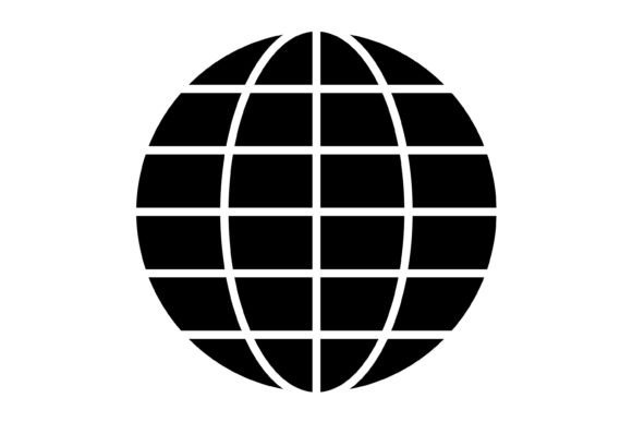Globe Glyph Icon: A Versatile Asset for Modern Design