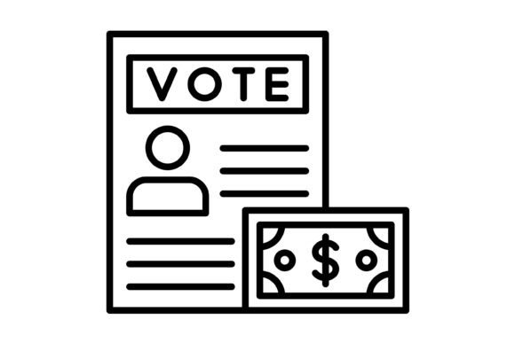 Money Outline Icon: Essential Design Asset for Visual Communication
