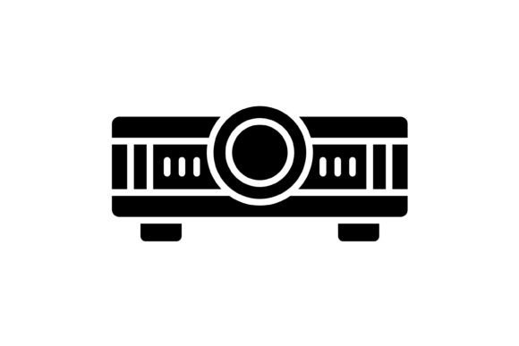Projector Glyph Icon: A Modern Design Essential