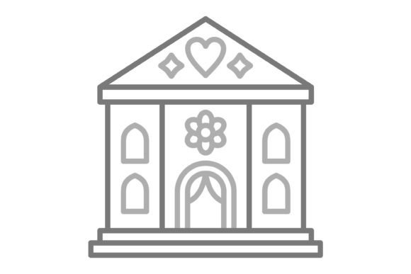 Using Hall Greyscale Line Icon for Clear Digital Design